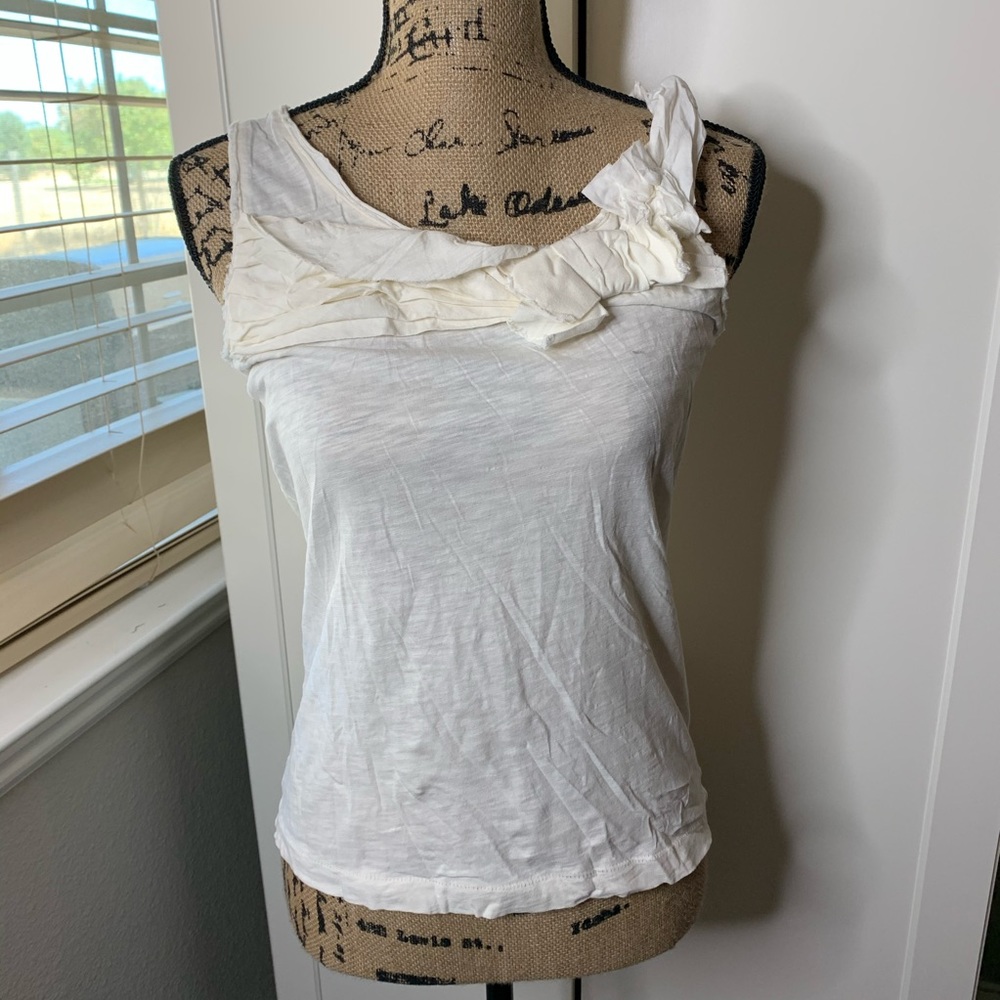 J. Crew Embellished Collar Tank Top